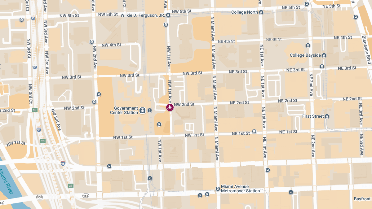 Motorcyclist Injured in Crash at NW 1st Ave & NW 2nd St