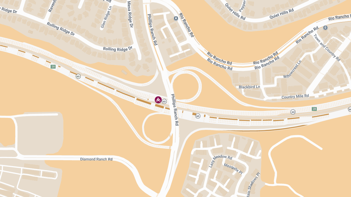 Motorcyclist Injured in Crash on SR-60 Near Phillips Ranch Rd