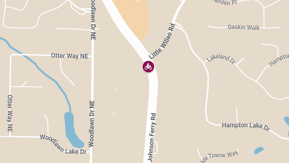 Motorcyclist Seriously Injured in Accident Near Johnson Ferry Rd & Little Willeo Rd