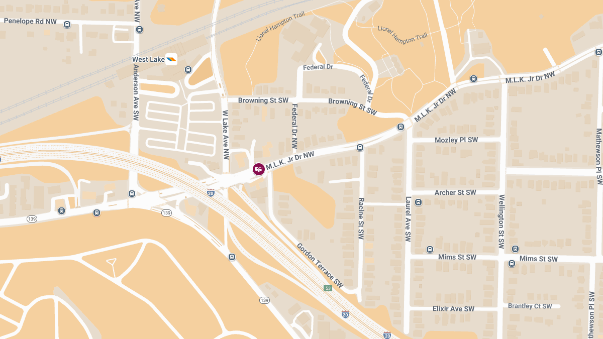 Multi-Injury Crash at MLK Jr Dr & Gordon Terrace