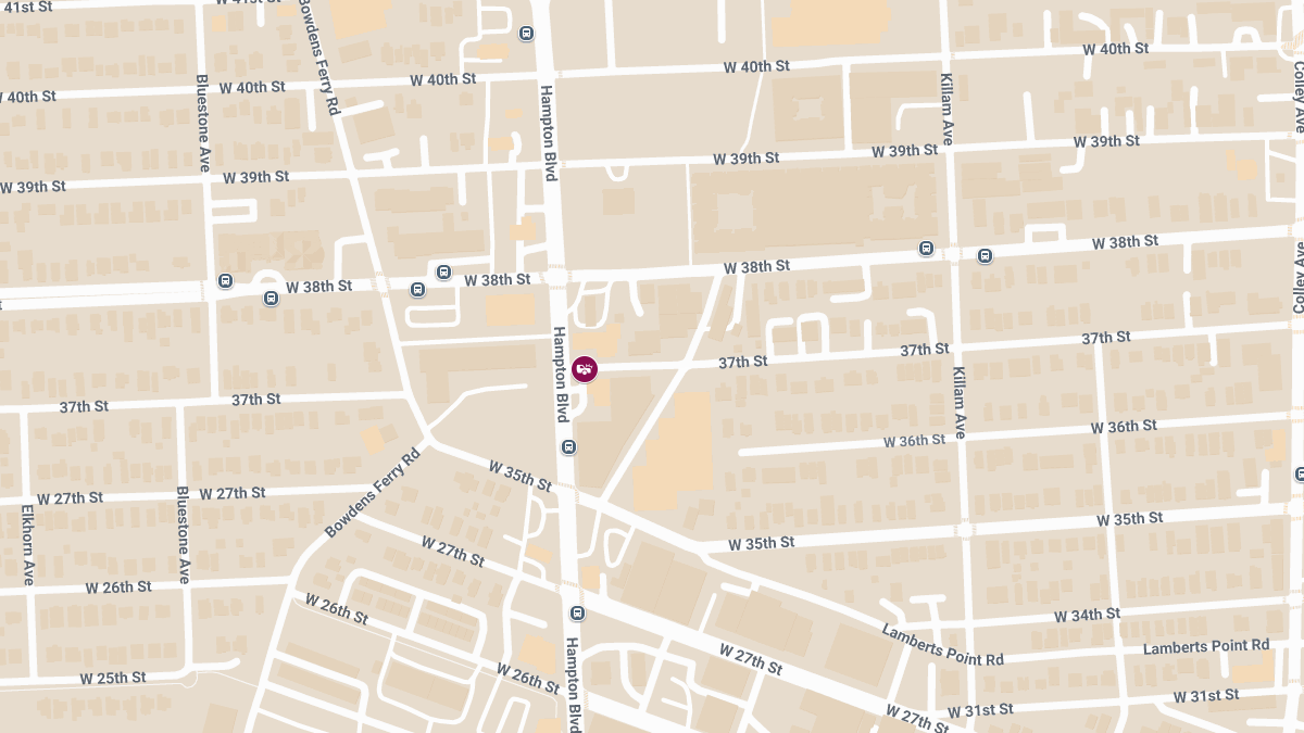 Multi-Vehicle Accident With Injuries at Hampton Blvd & 37th St