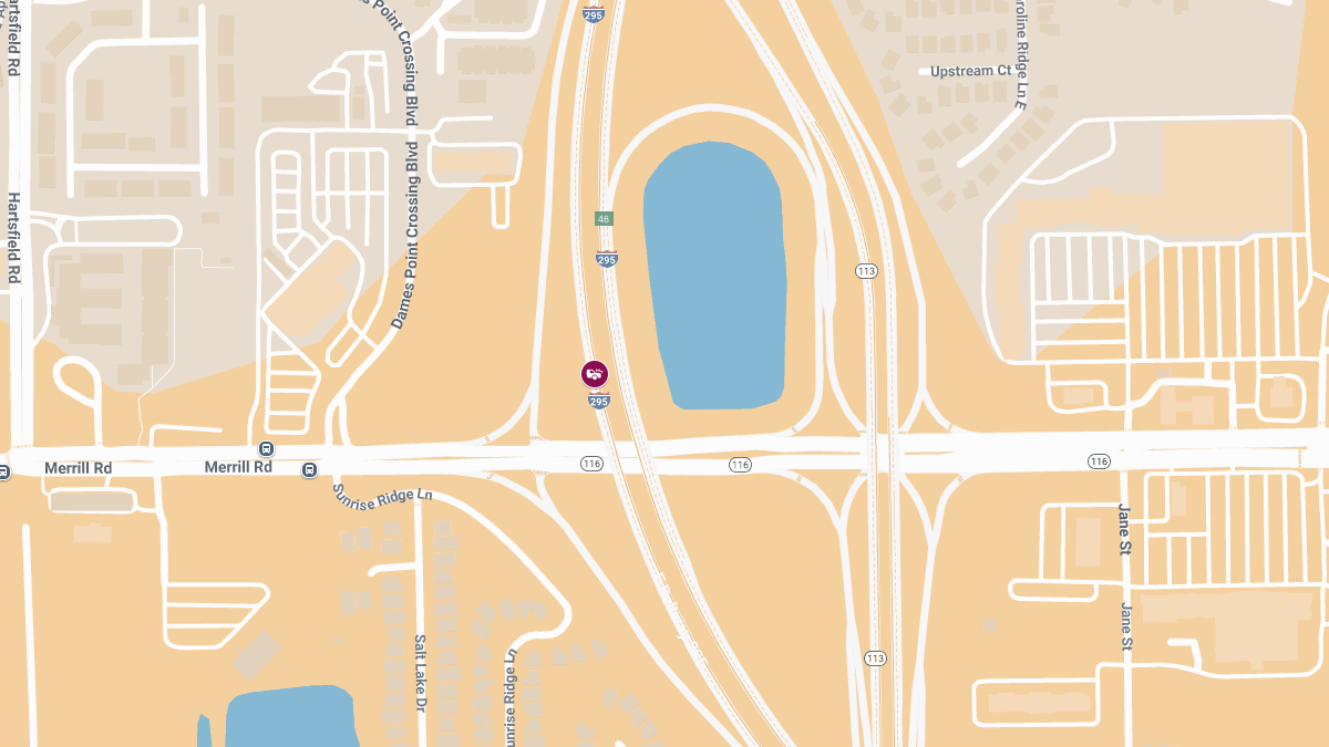 Multi-Vehicle Accident with Injuries on I-295 SB at MM 54