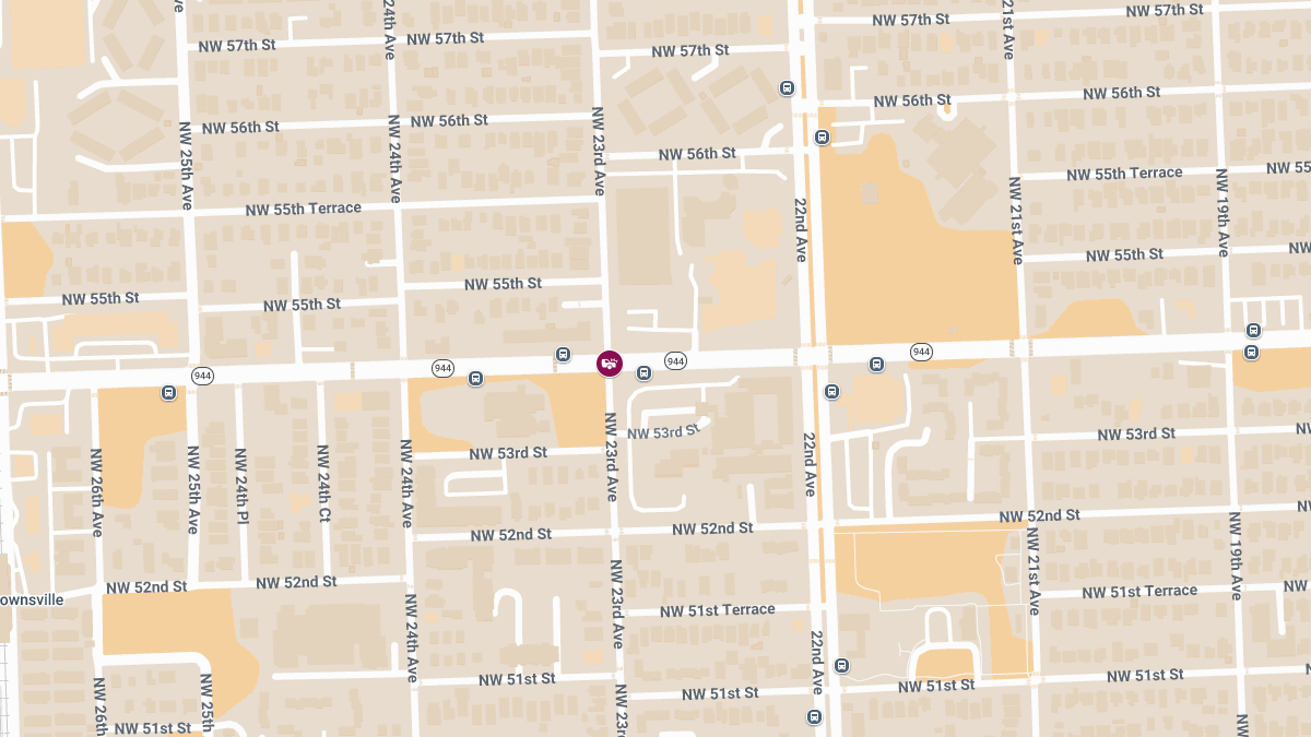 Multi-Vehicle Crash at NW 54th St & NW 23rd Ave Injures Three