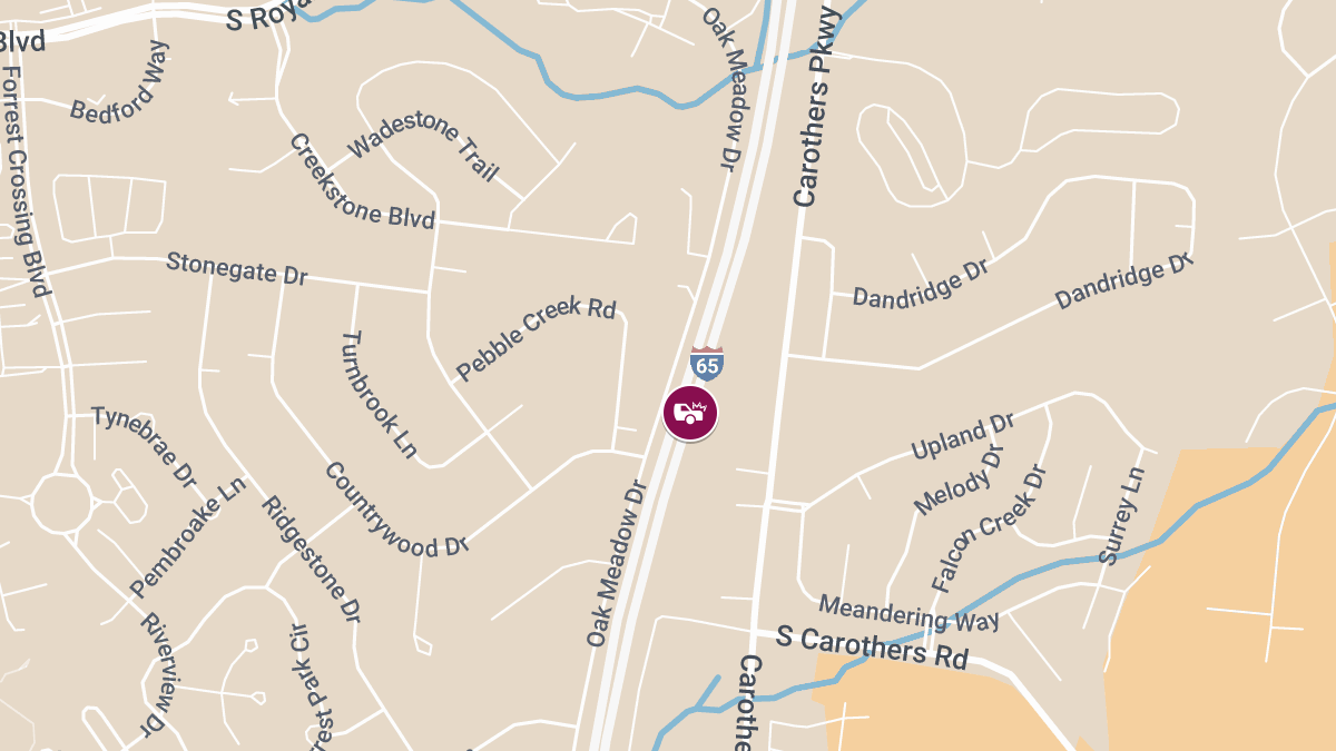 Multi-Vehicle Crash with Injuries on I-65 North Near MM 61