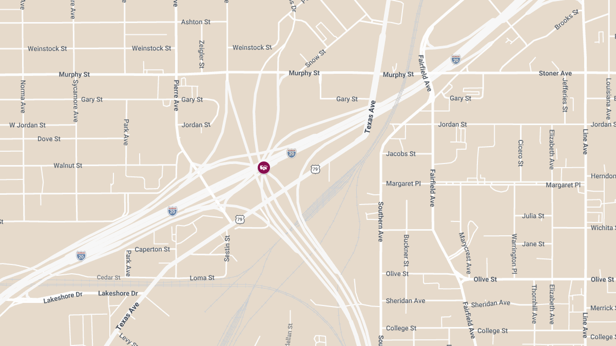Multiple Units Respond to Injury Crash at I-20 WB & I-49 N Interchange