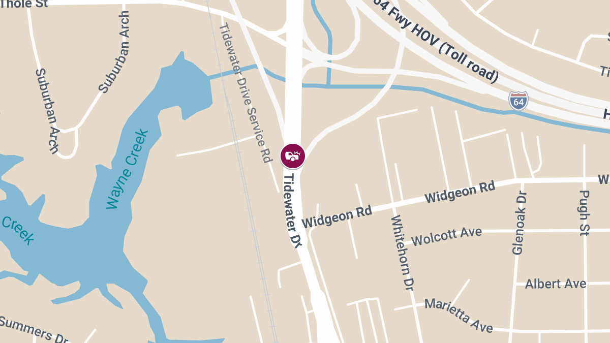 One Assessed for Injuries Following Two-Vehicle Collision on Tidewater Dr