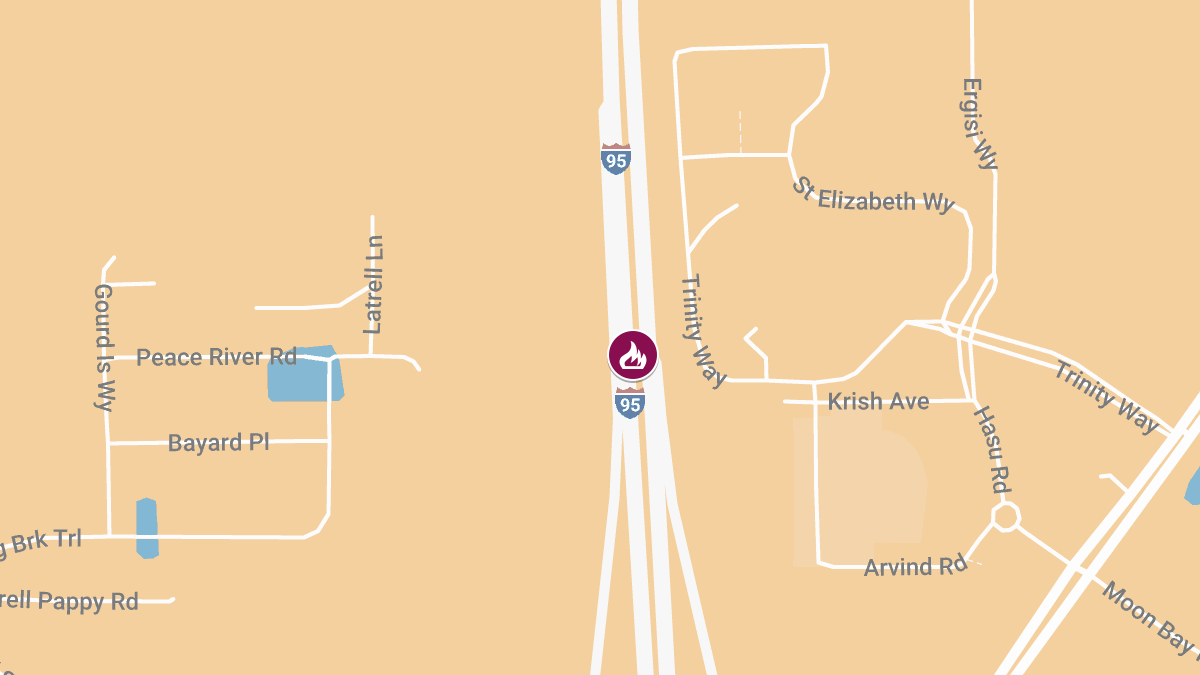 One Critically Injured in Fiery Crash Involving Semi on I-95 Near MM 307