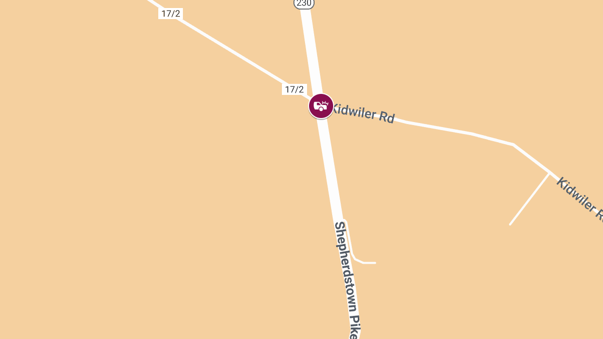 One Injured in Collision on Shepherdstown Pk at Melvin Rd