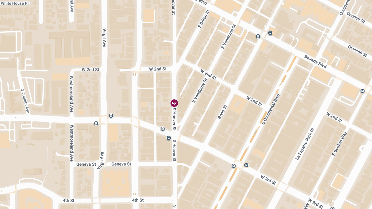 One Injured in Crash at 253 S Hoover St