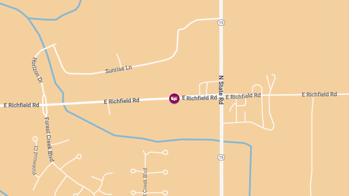 One Injured in Crash at E Richfield Rd Near Sunoco Station