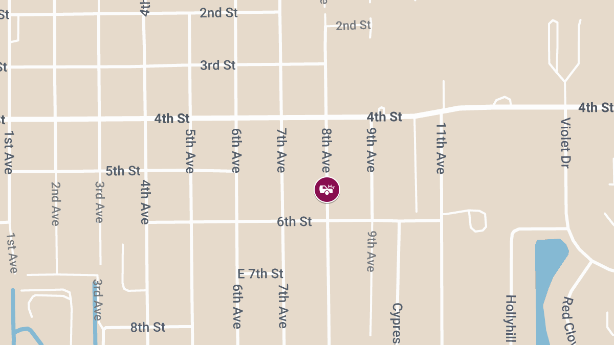 One Injured in Pickup Truck Crash Near 8th Ave