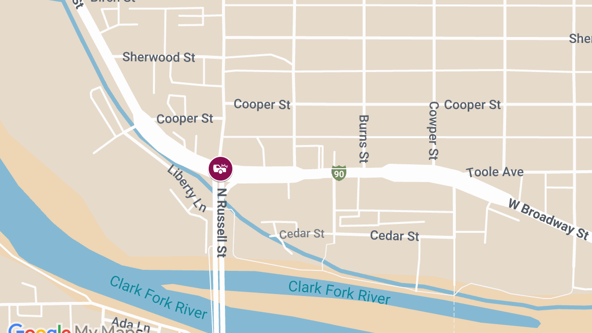 One Injured in Three-Vehicle Crash at W Broadway St & N Russell St