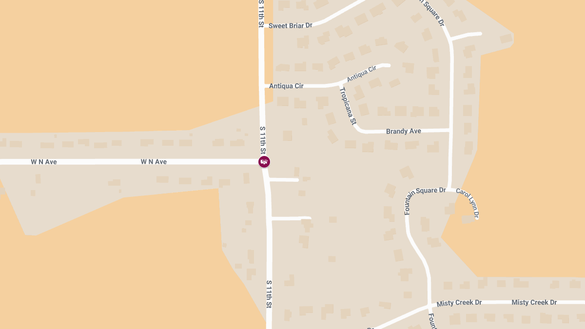 One Injured in Two-Vehicle Collision Near W N Ave & S 11th St