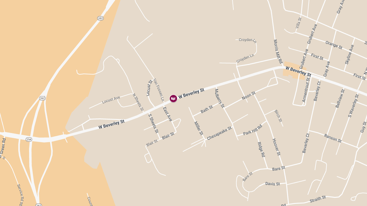 One Injured in Two-Vehicle Crash Near Food Lion on W Beverley St