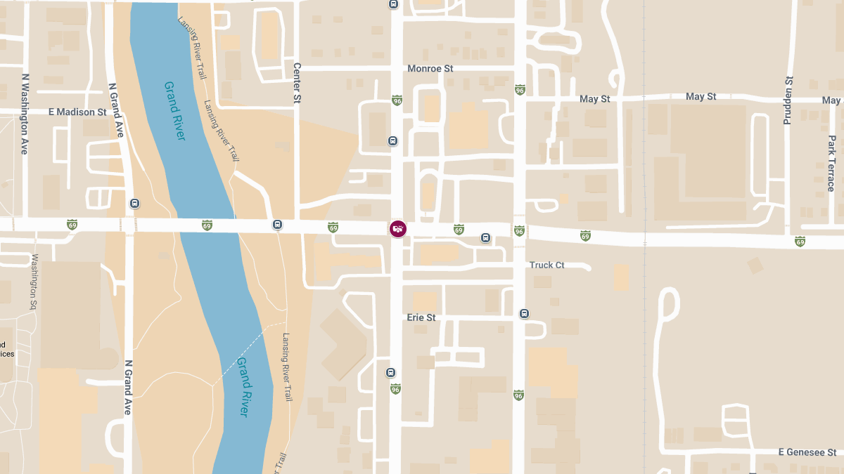 One Injured in Two-Vehicle Crash at Saginaw St & Cedar St