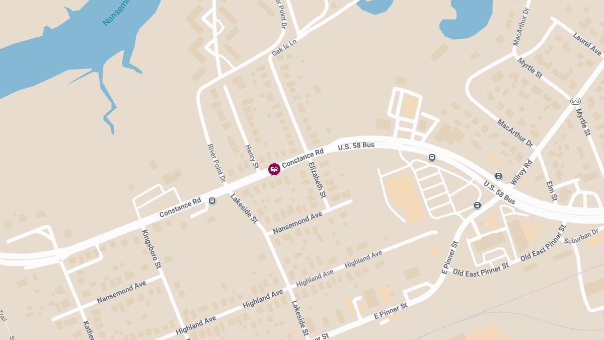 One Injured in Two-Vehicle Crash on East Constance Rd