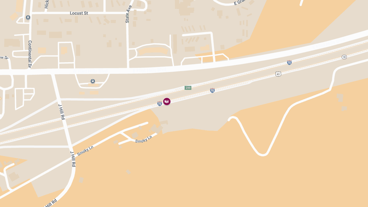 One Injured in Two-Vehicle Crash on I-70 at Marshall Field Exit