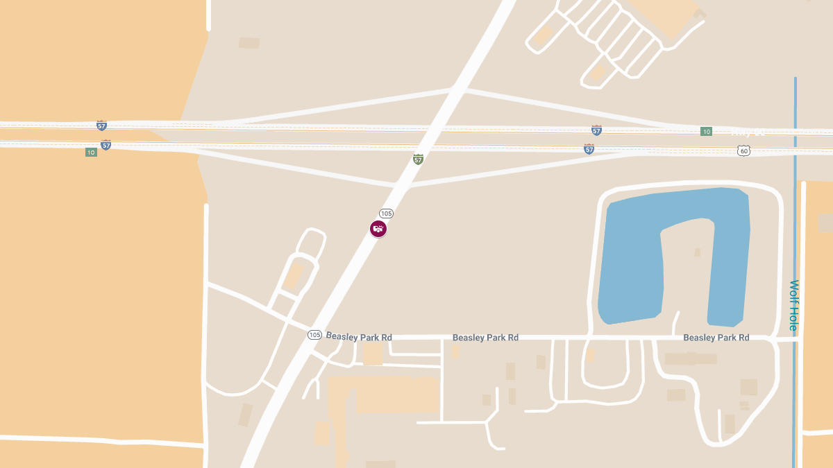 One Injured in Two-Vehicle Crash on MO-105 South of Charleston