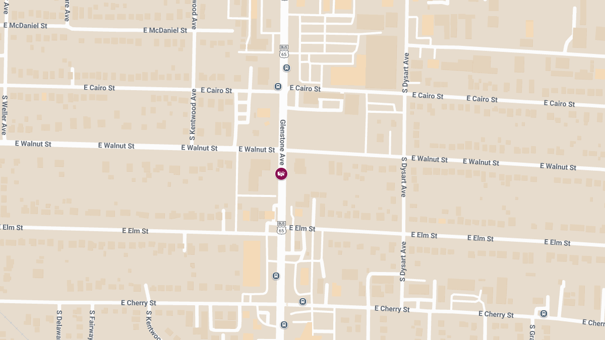 One Injured in Vehicle Crash on Glenstone Ave