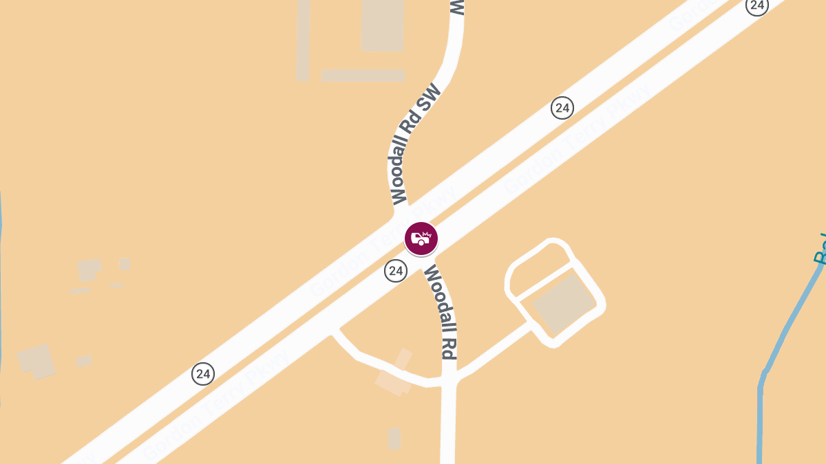 One Killed, Two Injured in Two-Vehicle Crash at AL-24 and Woodall Rd SW