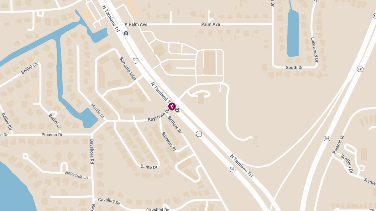 Pedestrian Accident at US 41 & Bayshore Dr