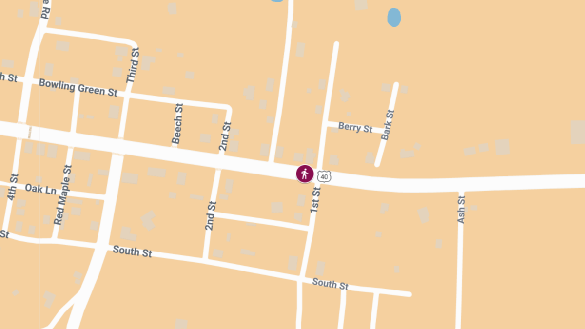 Pedestrian Fatally Struck by Two Vehicles on US-40 near SR-668