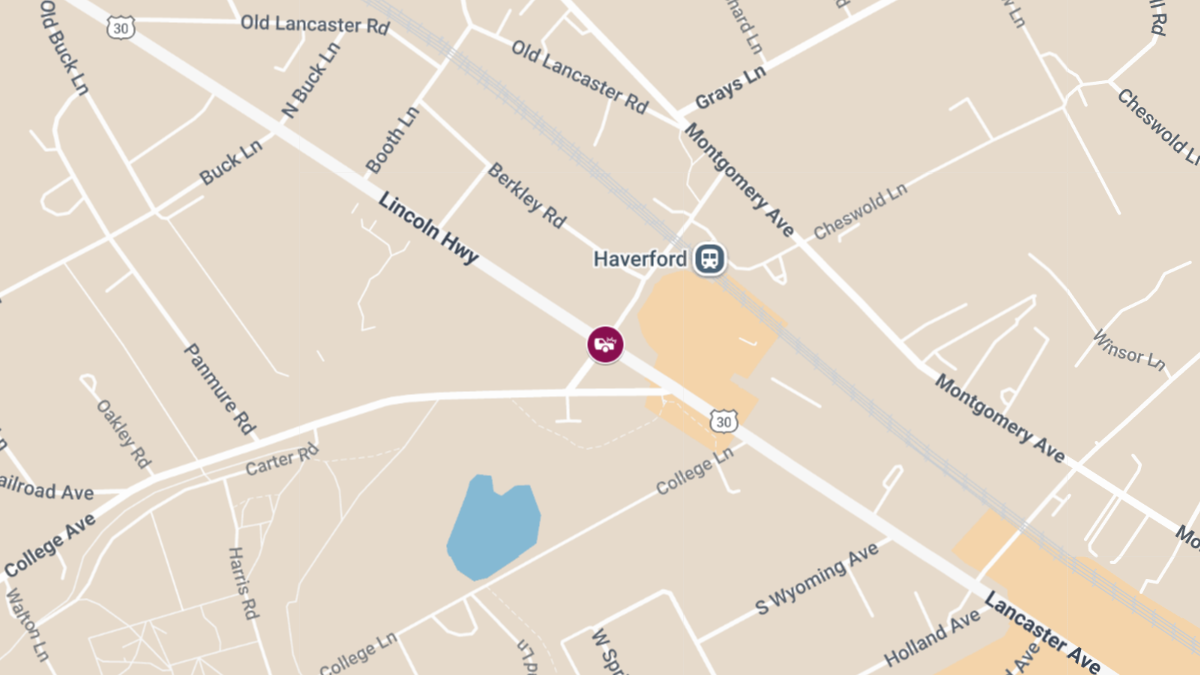 Pedestrian Injured After Being Struck at Station Ave & E Lancaster Ave