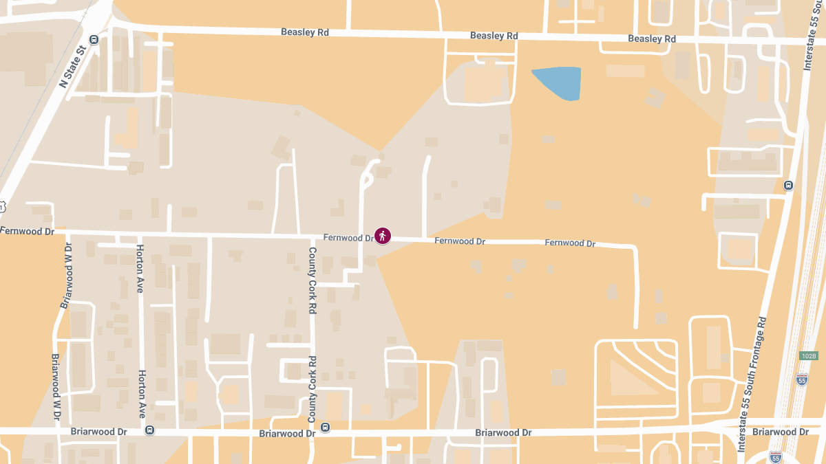 Pedestrian Injured After Vehicle Runs Over Leg Near Fernwood Dr & County Court Rd