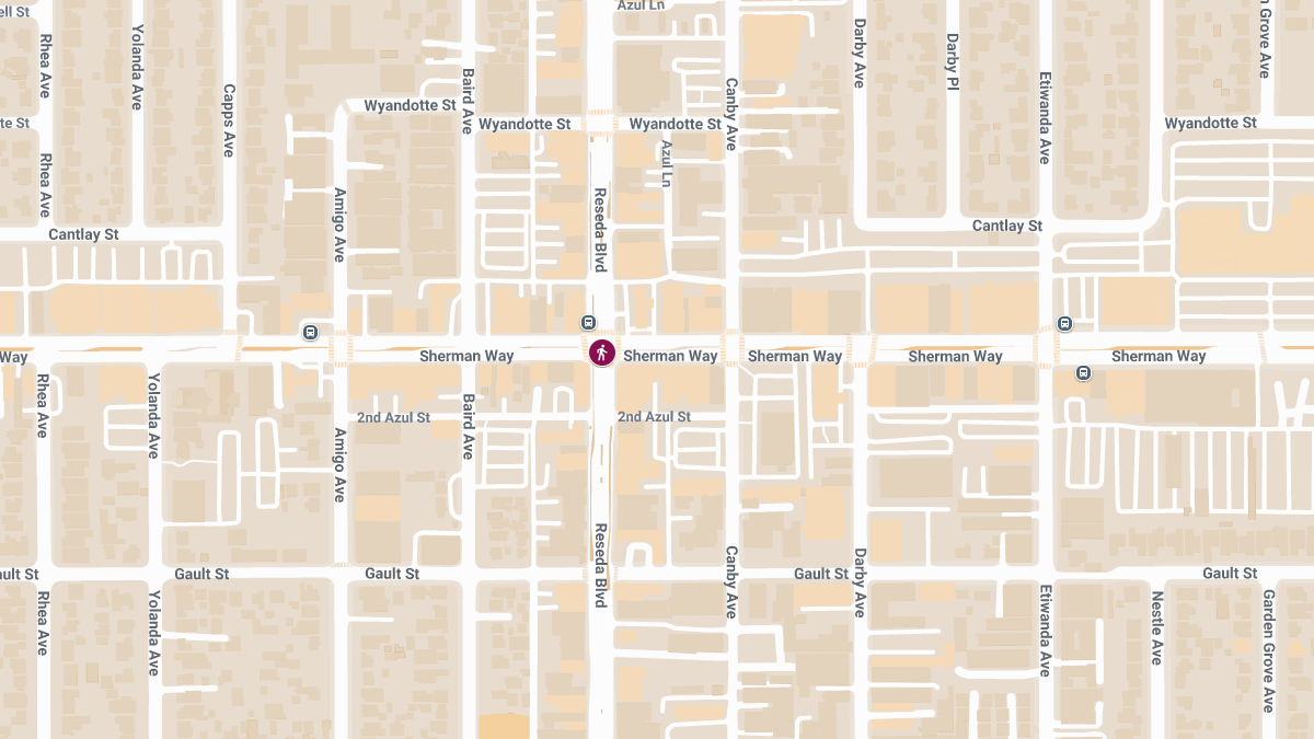 Pedestrian Injured in Accident at Reseda Blvd & Sherman Way