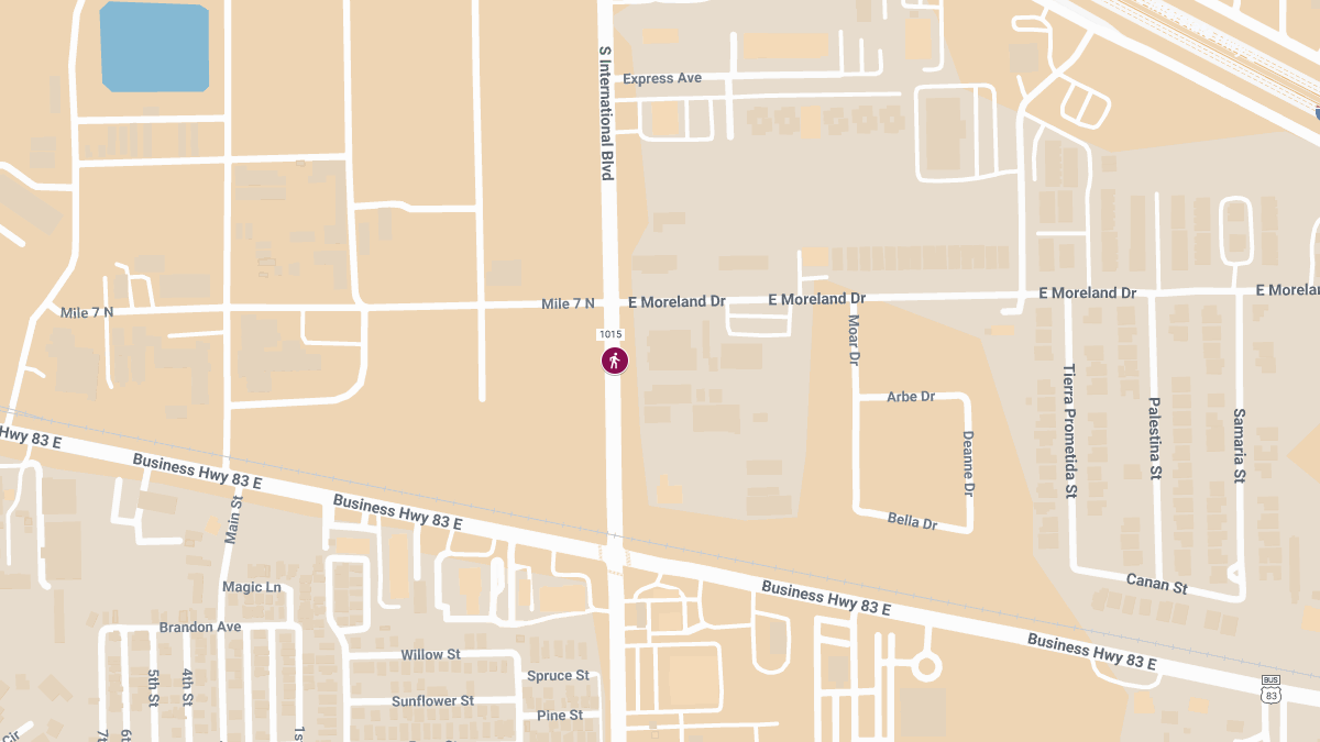 Pedestrian Injured in Crash on FM 1015 Near City Limits