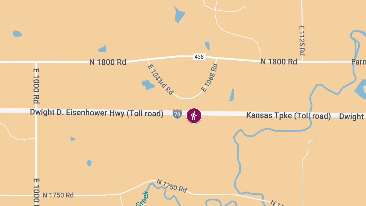 Pedestrian Injured in Hit-and-Run Accident on I-70