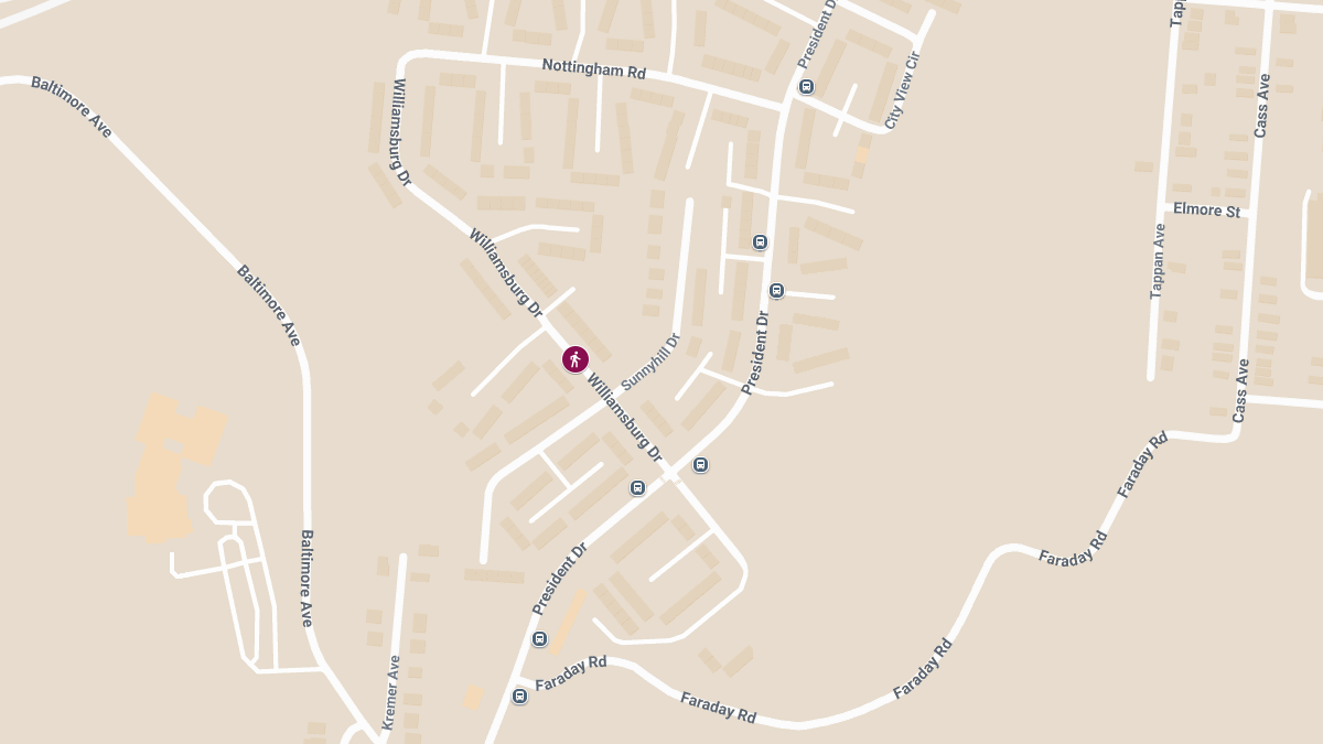 Pedestrian Injured in Hit-and-Run Crash Near Williamsburg Dr