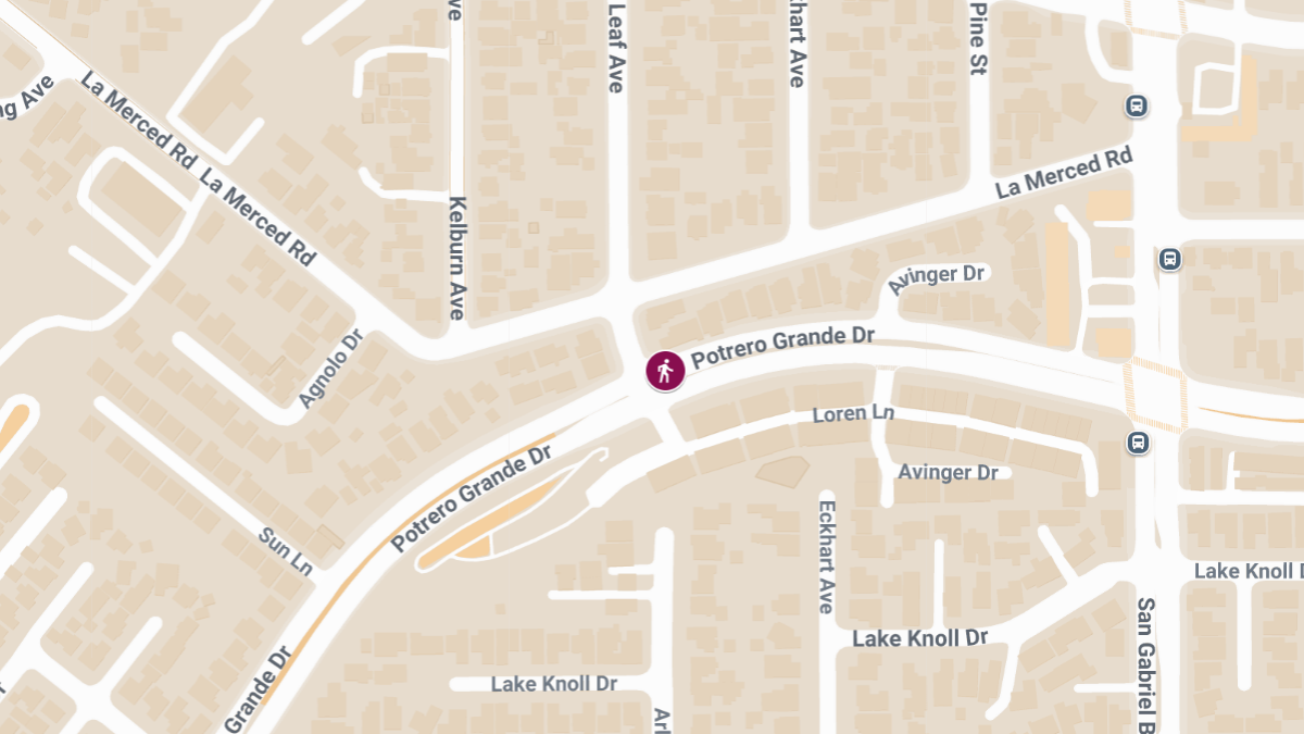 Pedestrian Injured in Hit-and-Run on Potrero Grande Dr