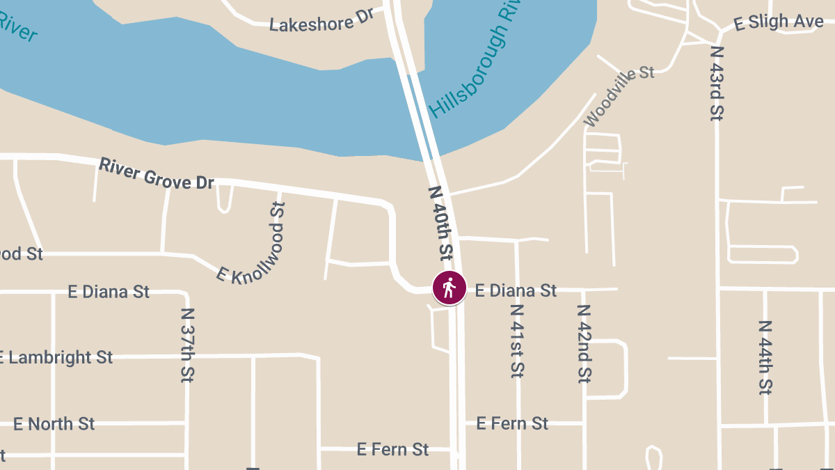 Pedestrian Injured in Vehicle Collision at N 40th St & River Hills Dr