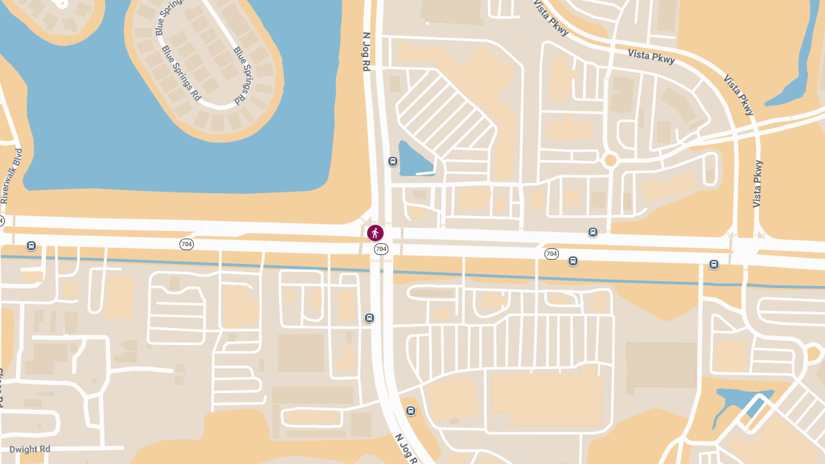 Pedestrian Killed in Hit-and-Run at Jog Rd & Okeechobee Blvd