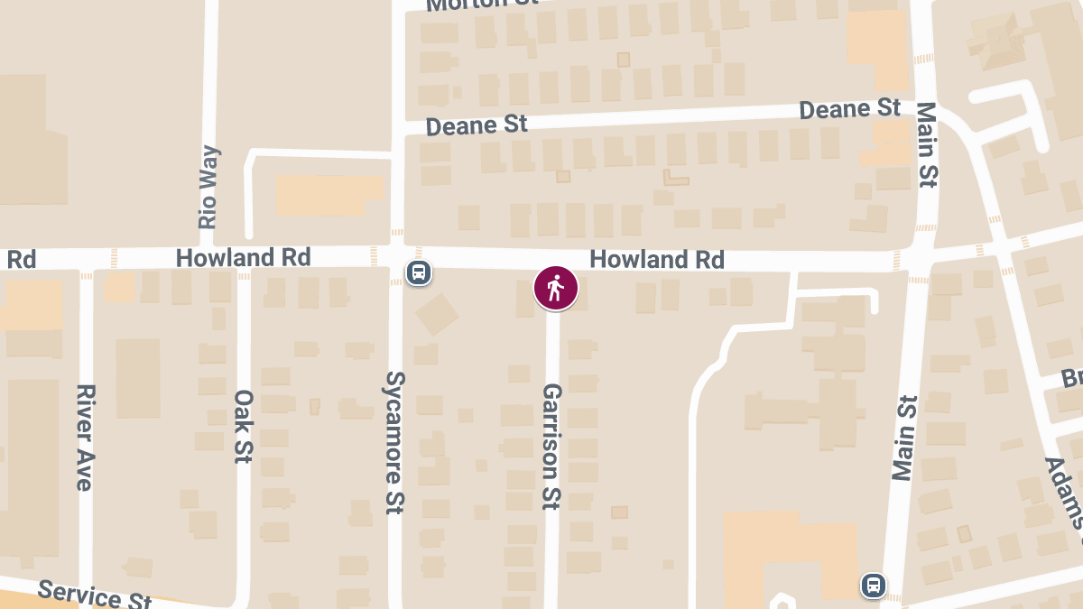 Pedestrian Seriously Injured in Accident at Howland Rd & Garrison St