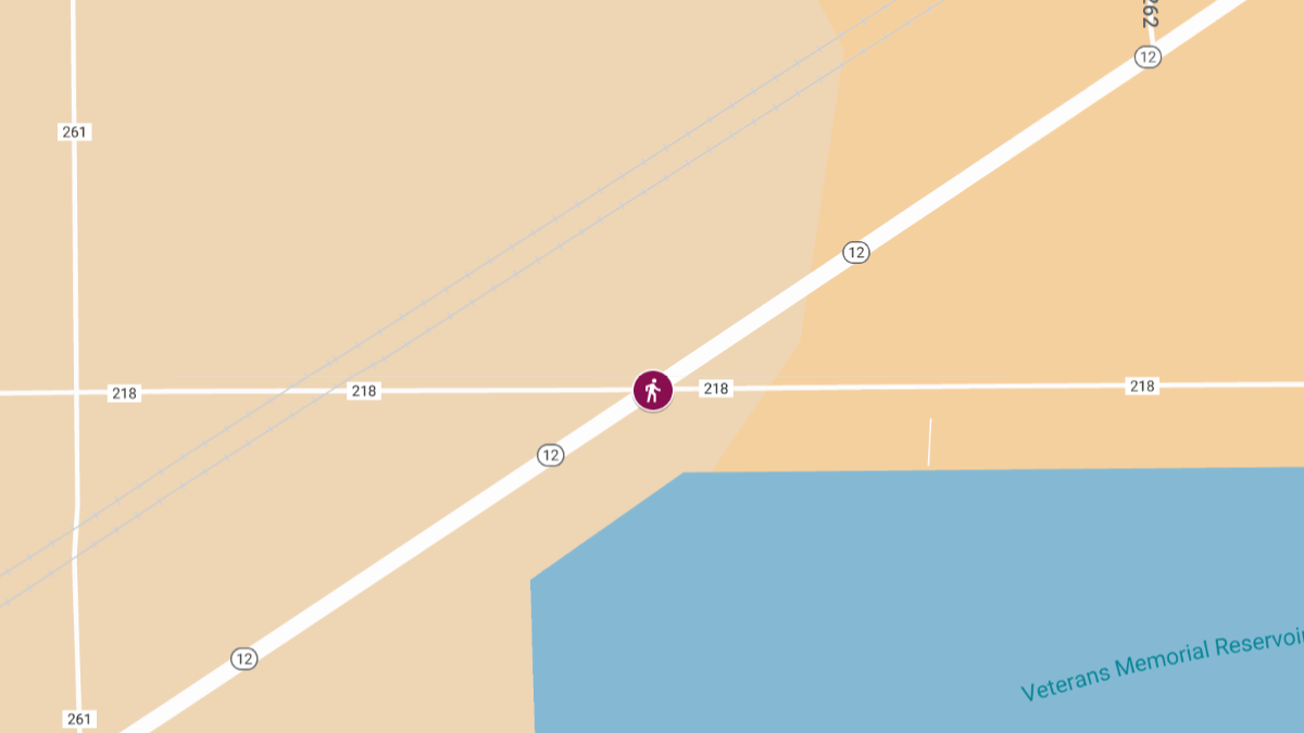 Pedestrian Seriously Injured in Crash at SR-12 and Township Rd 218