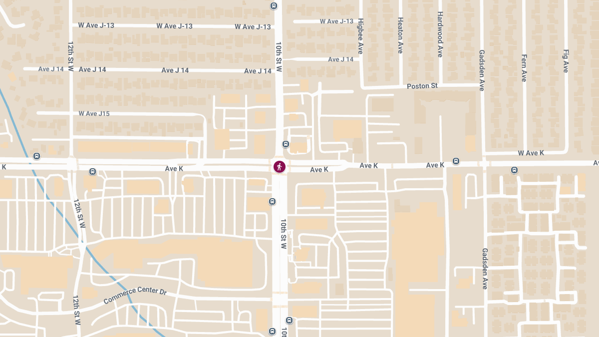 Pedestrian Struck During Reckless Driving Incident Near 10th St W and Avenue K