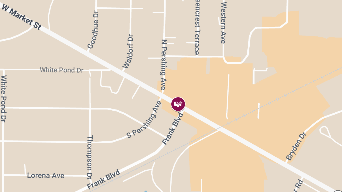 Person Hurt in Early Morning Wreck at W Market St & S Frank Blvd