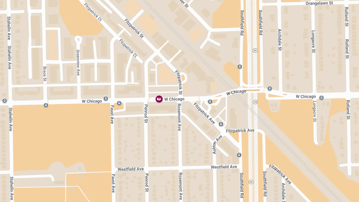 Person Injured in Crash at W Chicago & Rosemont Ave, Transported to Hospital