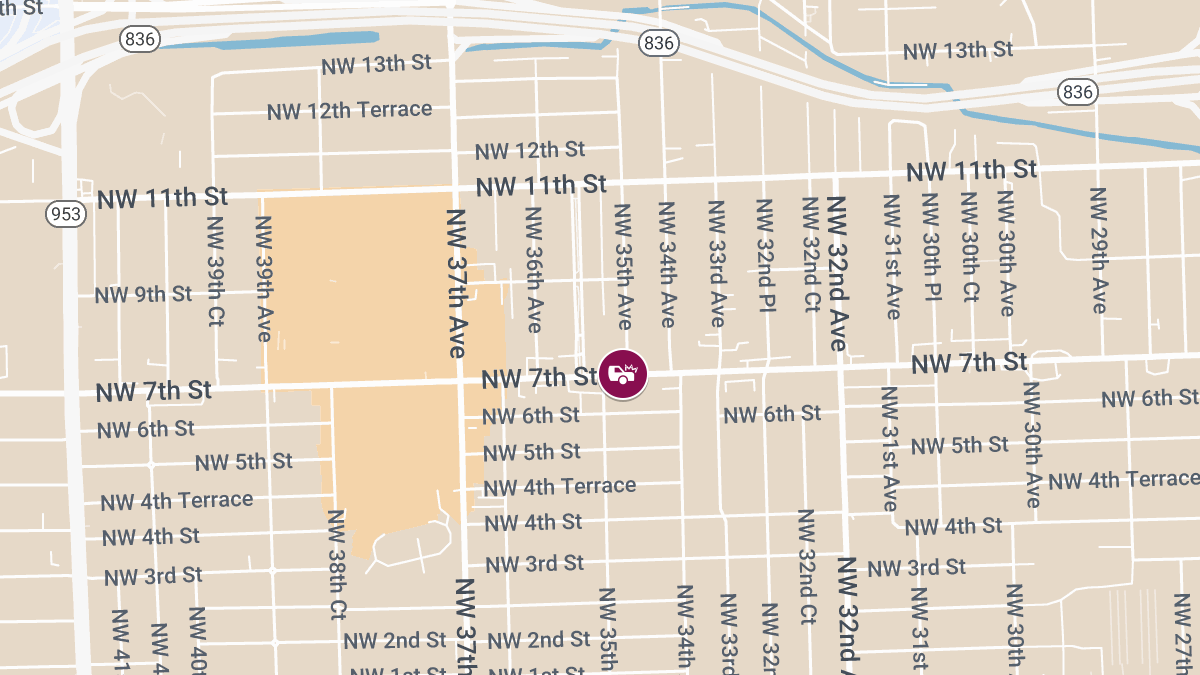 Person Injured in Traffic Accident on NW 7th St