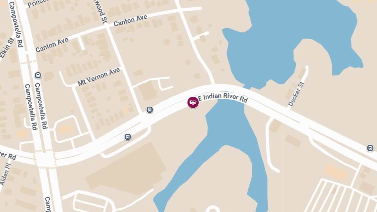 Person Trapped in Injury Accident at Waltham St and E Indian River Rd