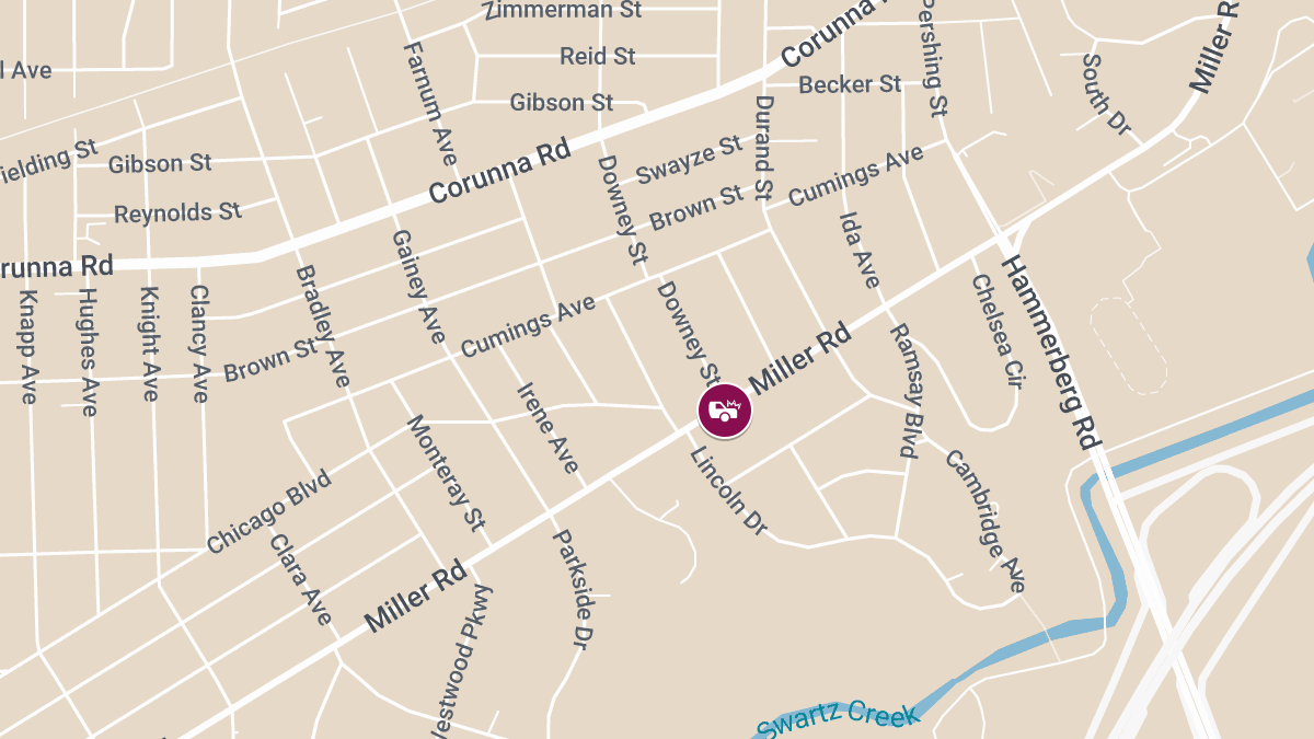 Personal Injury Crash Reported on Miller Rd in Front of Speedway