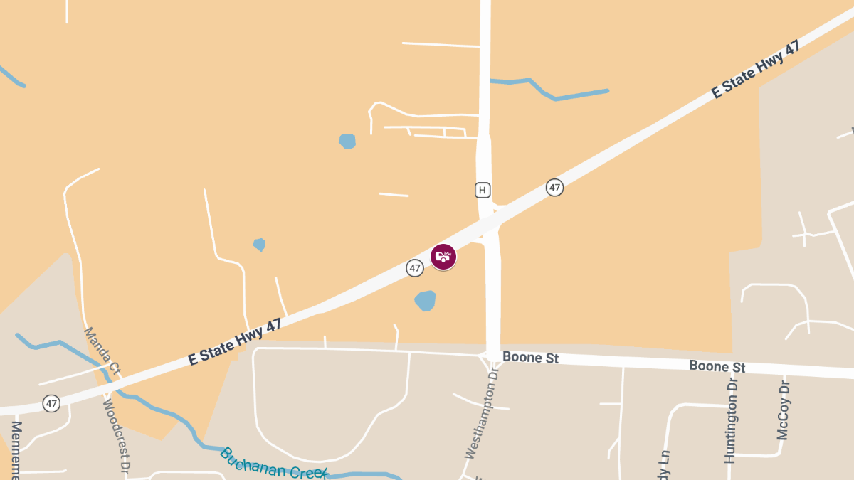 Rear-End Accident on MO-47 Near MO-H Leaves One Injured