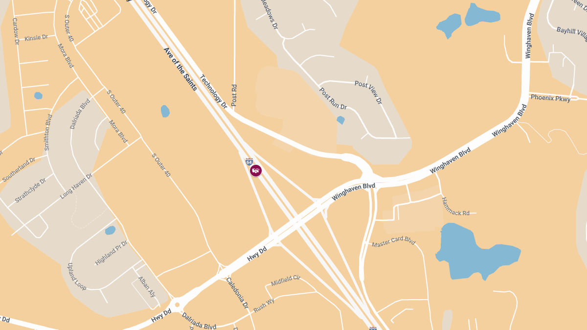 Rear-End Collision on I-64 Leaves One Injured