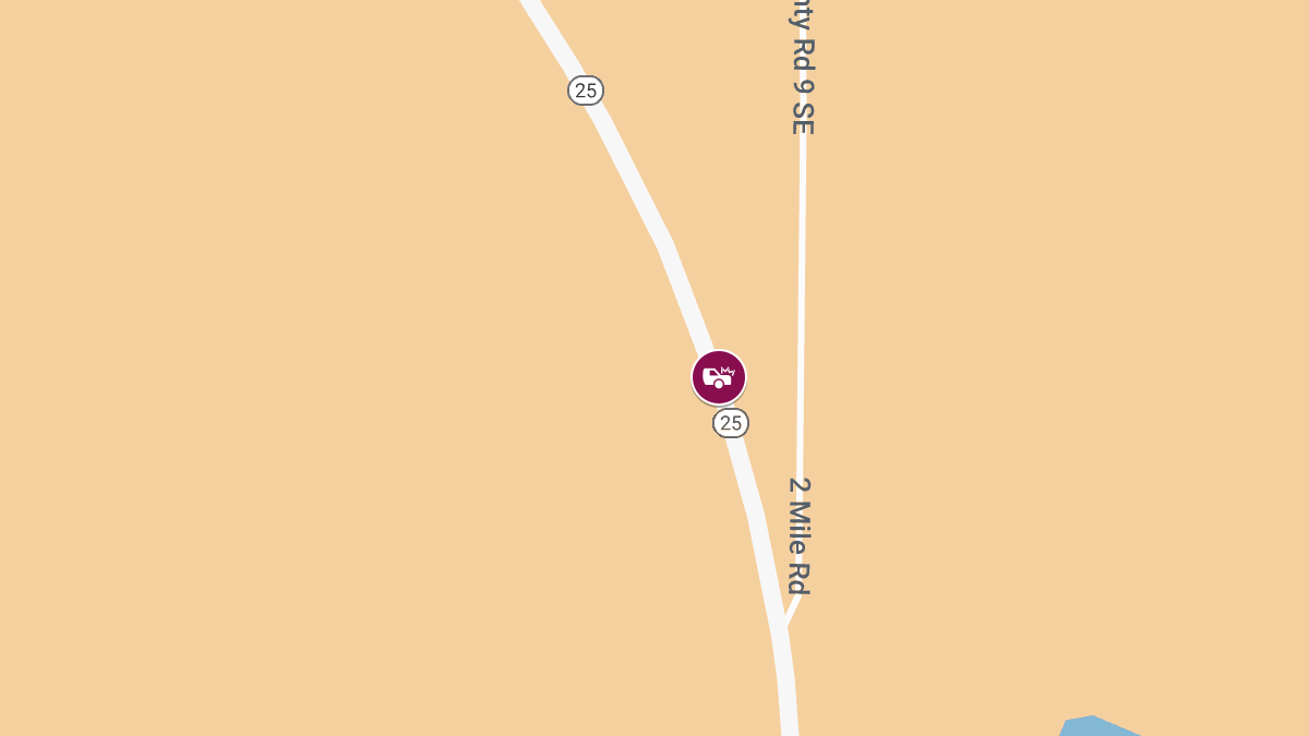 Rear-End Collision with Injury on Hwy 25 near Two Mile Rd
