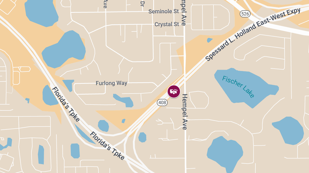 Reported Injury Accident on SR-408 Near Crystal Lake Prompts Emergency Response