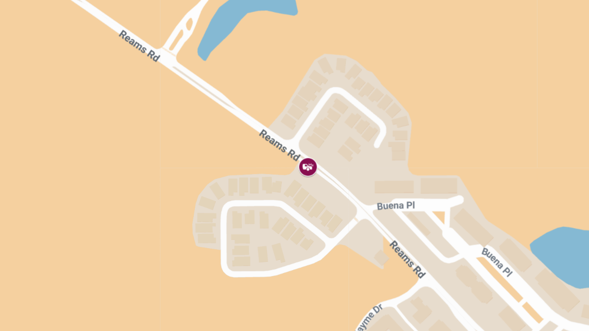 Roadway Blocked Following Injury Accident on Reams Rd at Peachtree Park Ct