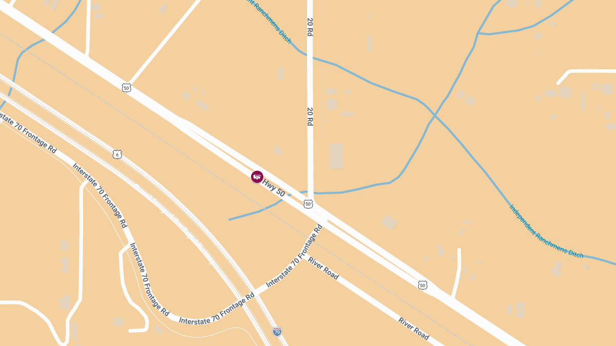 Rollover Crash Involving Two Trucks Closes Hwy 6 & 50 Near 20 Rd