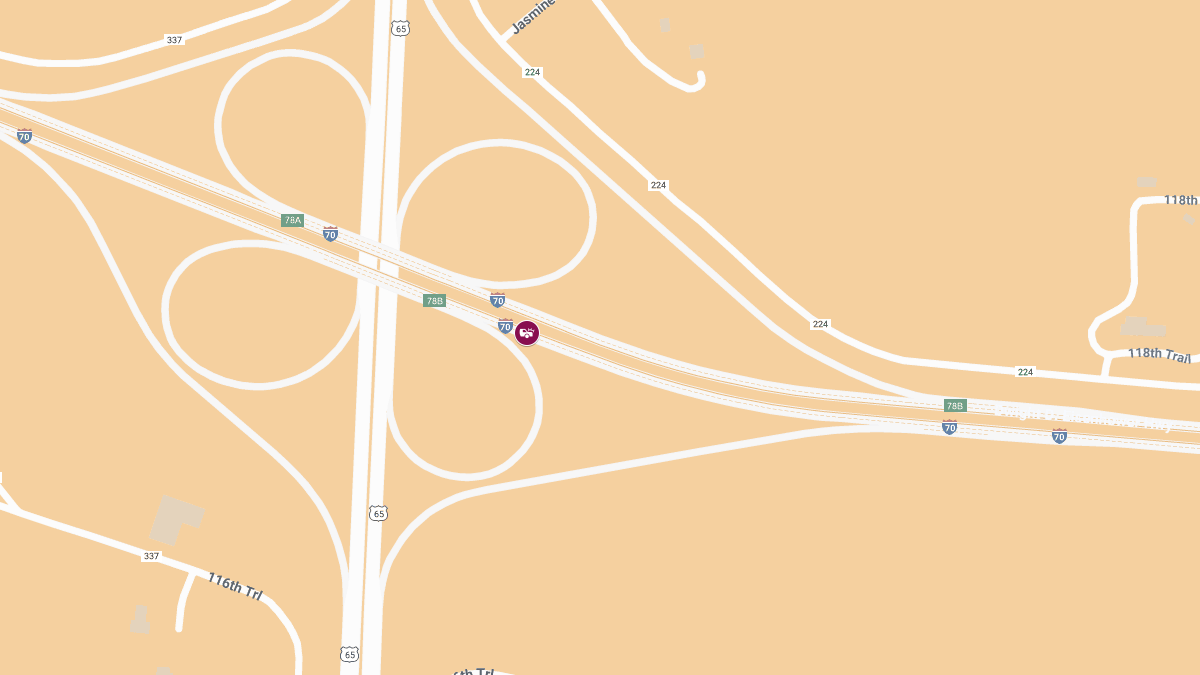 Rollover Crash on EB I-70 at MM 85 Injures Four